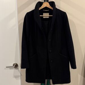 Aritzia Black Pea Coat